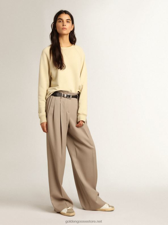 naised martsipanivärvi dressipluus kirjaga seljalGolden Goose B6B0T923