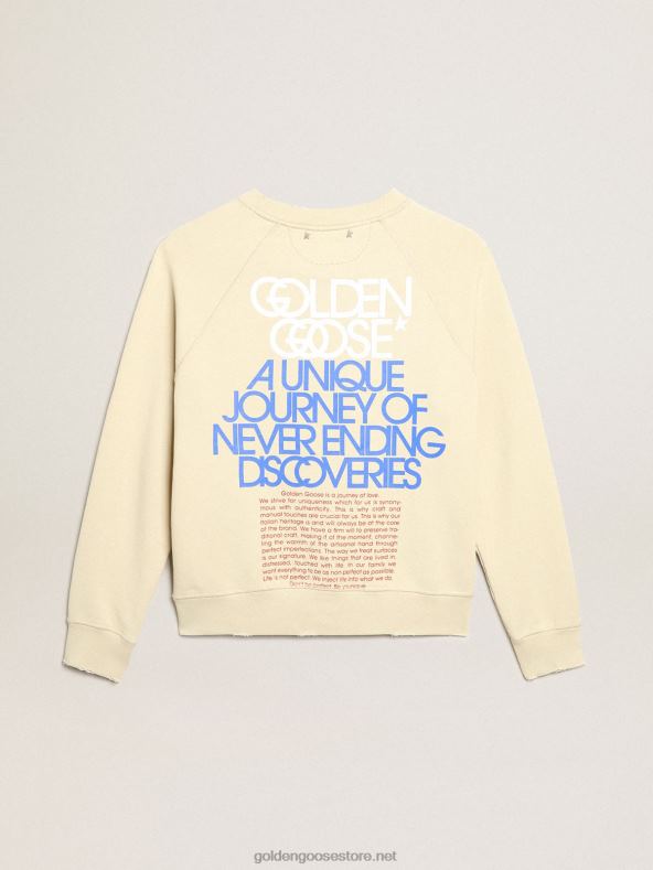 naised martsipanivärvi dressipluus kirjaga seljalGolden Goose B6B0T923