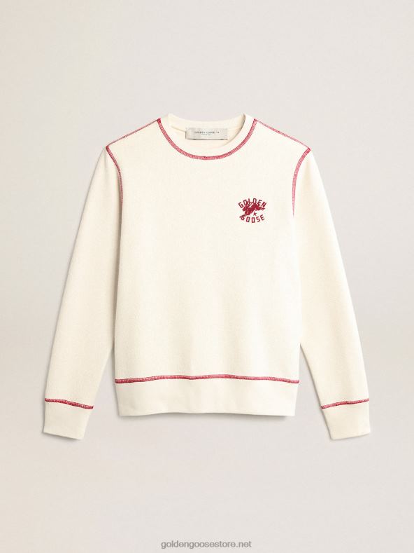 naised pärand valge cny logoga dressipluusGolden Goose B6B0T981