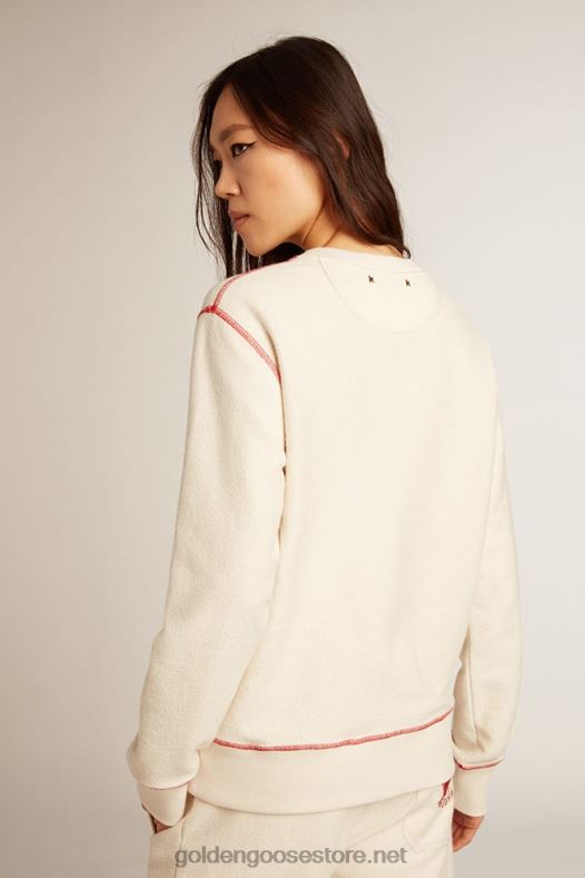 naised pärand valge cny logoga dressipluusGolden Goose B6B0T981