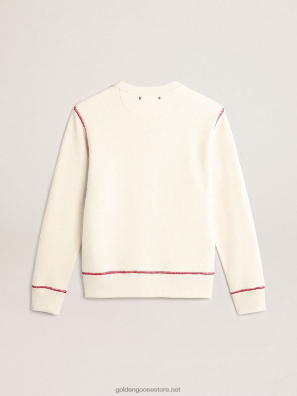 naised pärand valge cny logoga dressipluusGolden Goose B6B0T981