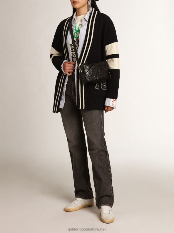 naised sinine travel kollektsiooni kardigan vööga vöökohalGolden Goose B6B0T985