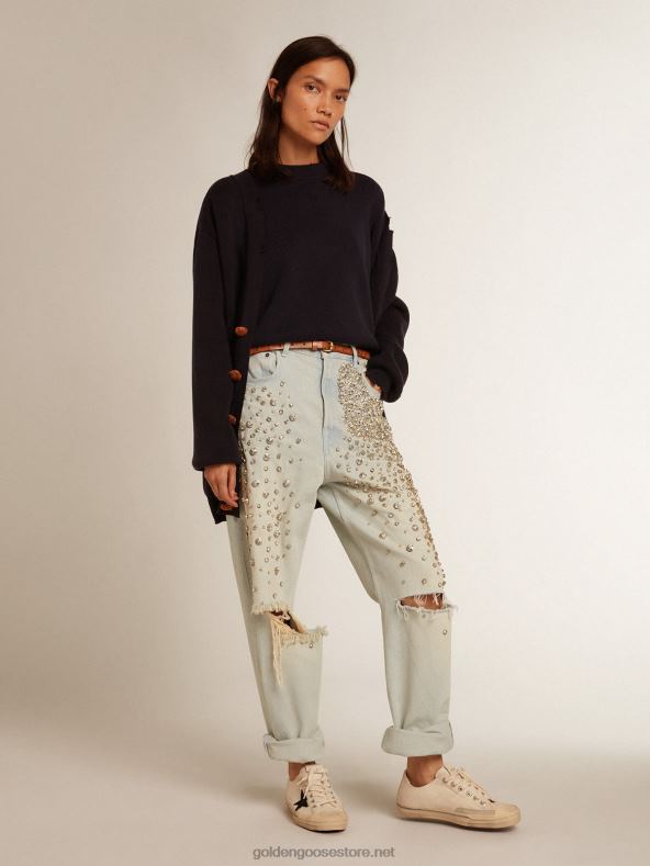 naised tumesinine puuvillane kardiganGolden Goose B6B0T921