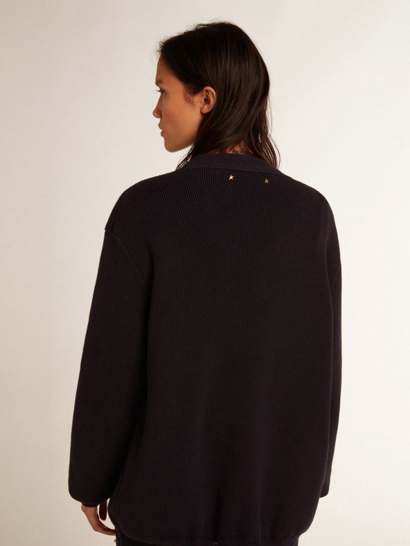 naised tumesinine puuvillane kardiganGolden Goose B6B0T921