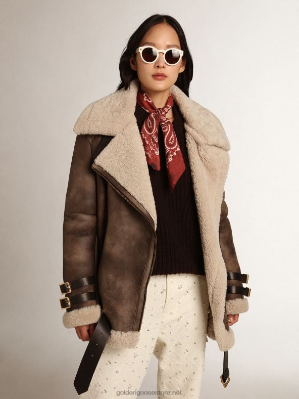 naised reisikollektsioon chelsey shearling jopeGolden Goose B6B0T1037