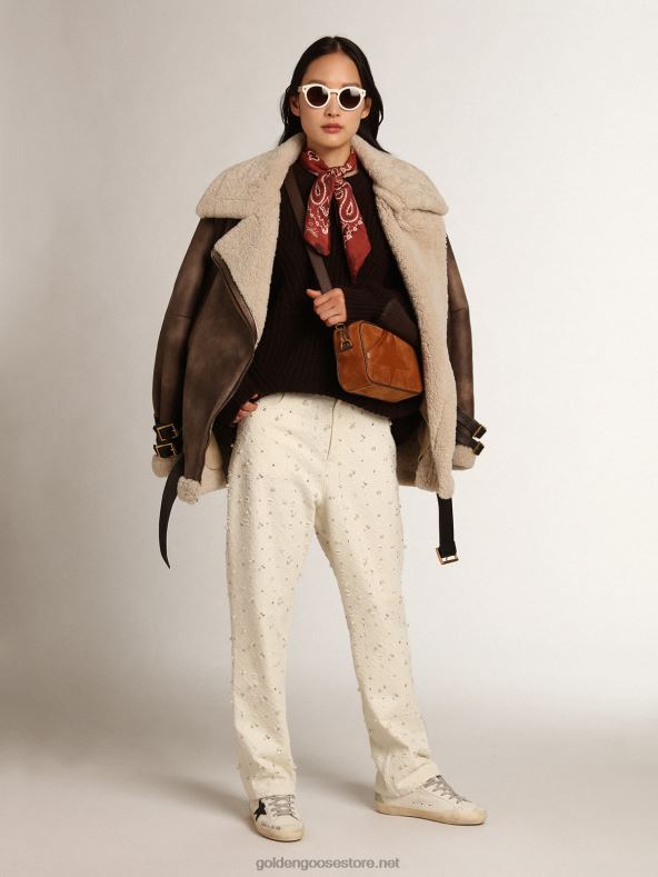 naised reisikollektsioon chelsey shearling jopeGolden Goose B6B0T1037