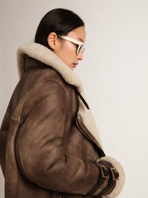 naised reisikollektsioon chelsey shearling jopeGolden Goose B6B0T1037