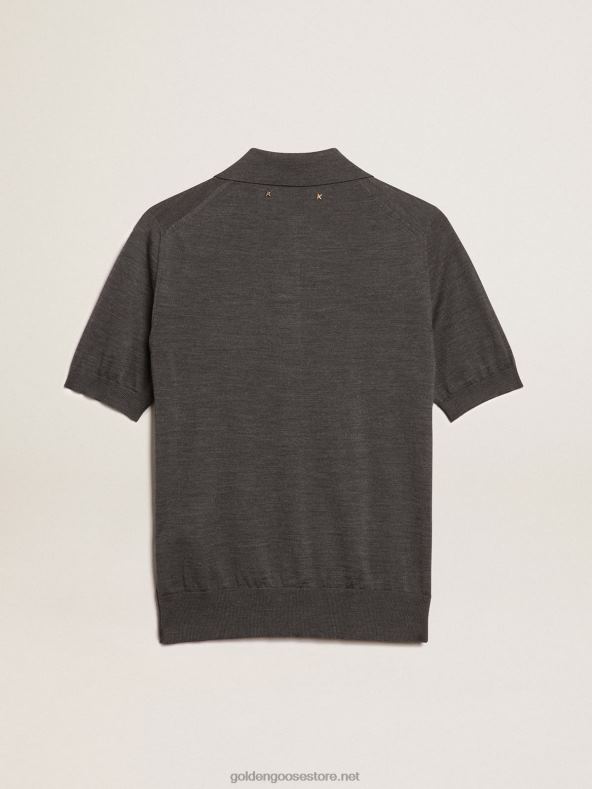 naised antratsiitmeriinovillasest polosärkGolden Goose B6B0T973