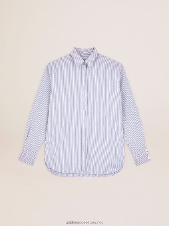 naised helesiniste kommitriipudega särkGolden Goose B6B0T1061