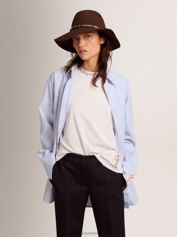 naised helesiniste kommitriipudega särkGolden Goose B6B0T1061