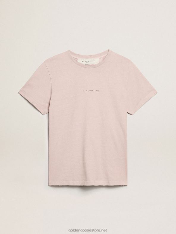 naised kahvaturoosa t-särk kirjaga eesGolden Goose B6B0T972