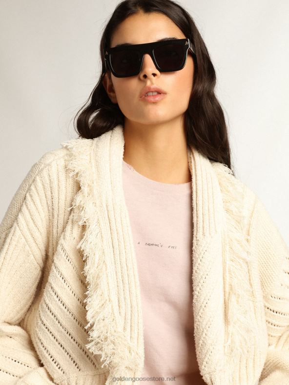 naised kahvaturoosa t-särk kirjaga eesGolden Goose B6B0T972