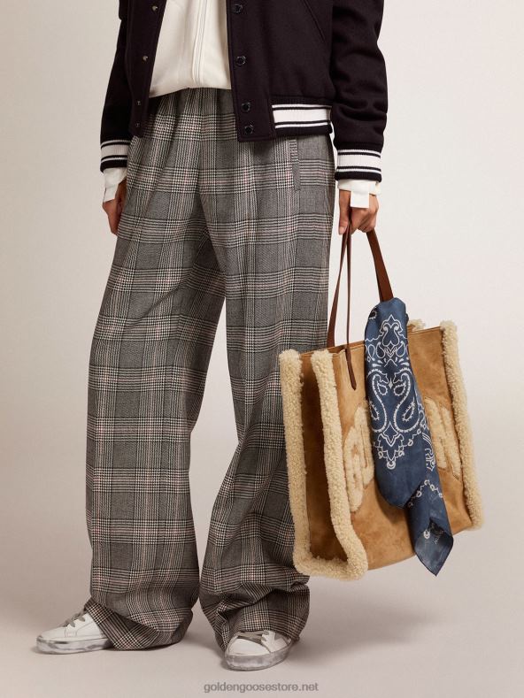 naised hallis ja valges sörkijad Walesi prints checkGolden Goose B6B0T1032