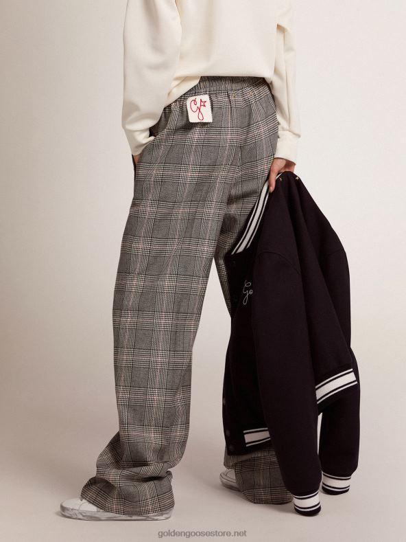 naised hallis ja valges sörkijad Walesi prints checkGolden Goose B6B0T1032