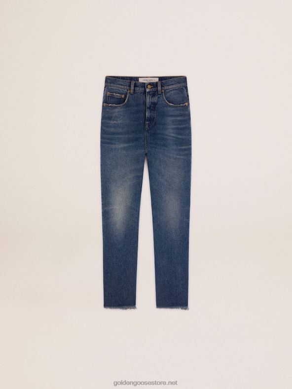 naised kollektsiooni kärbitud laienevad teksad keskmise pesugaGolden Goose B6B0T1014