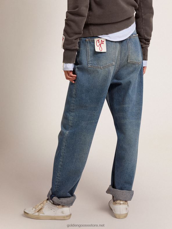 naised kollektsiooni kim keskmise pesuga teksadGolden Goose B6B0T1020