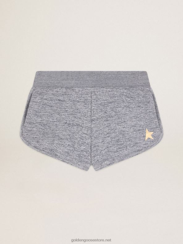 naised melange hallid lühikesed püksid kuldse tähegaGolden Goose B6B0T1004
