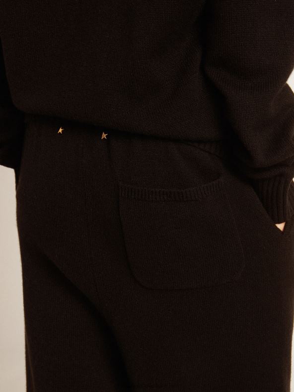 naised mustad kašmiirist jooksupüksidGolden Goose B6B0T929