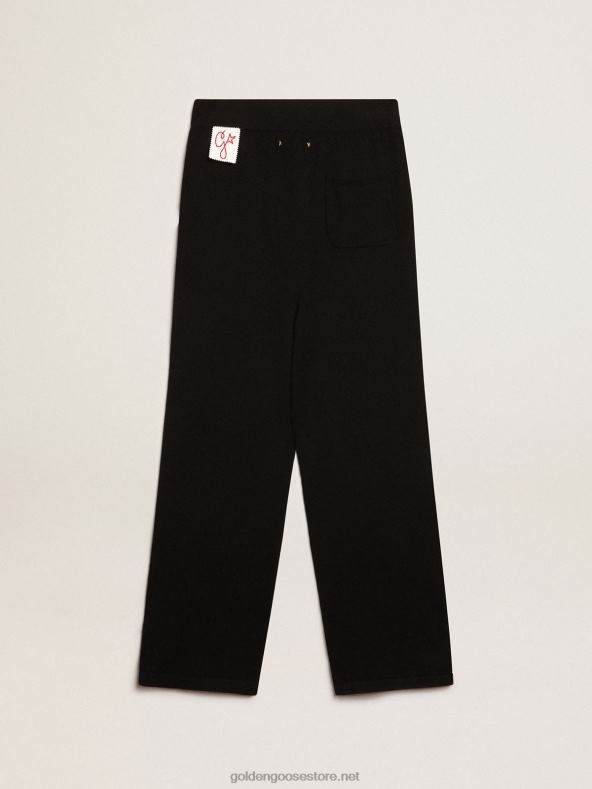 naised mustad kašmiirist jooksupüksidGolden Goose B6B0T929