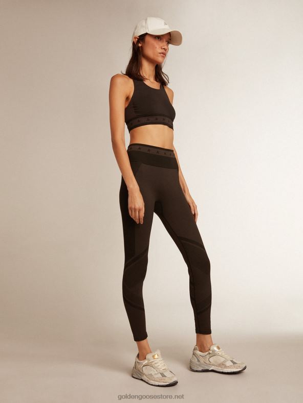 naised mustad segaõmblustega retuusidGolden Goose B6B0T987