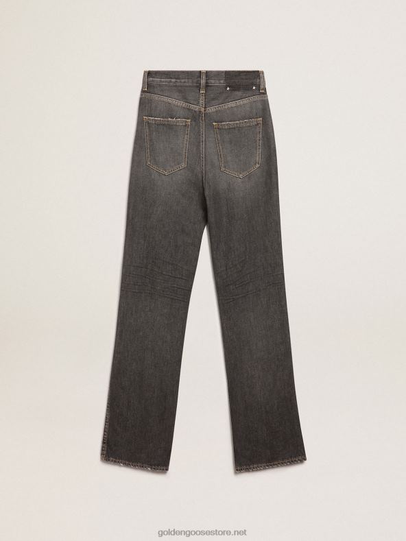 naised travel collection kivipestud efektiga mustad frida teksadGolden Goose B6B0T939