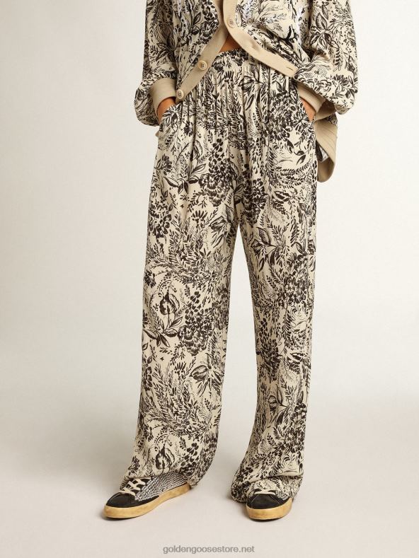 naised valged sörkijad musta toile de jouy trükigaGolden Goose B6B0T1053