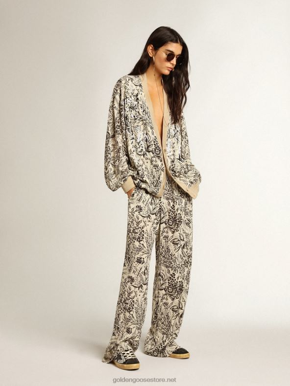 naised valged sörkijad musta toile de jouy trükigaGolden Goose B6B0T1053