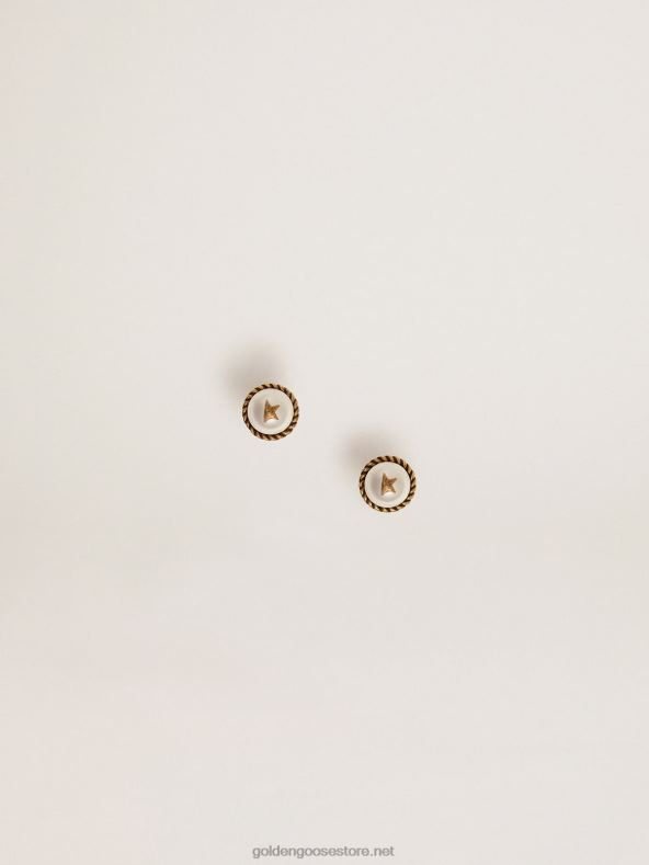 naised Heritage jewelmates kollektsiooni vanakulla värvi kõrvarõngadGolden Goose B6B0T403