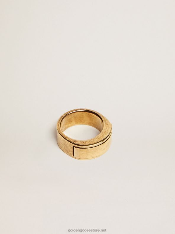 naised vana kullavärvi sõrmus peidetud sõnumigaGolden Goose B6B0T329