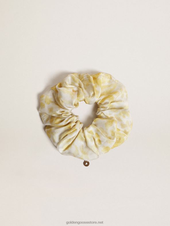 naised resort kollektsiooni juuksekumm sidrunikollase trükigaGolden Goose B6B0T303