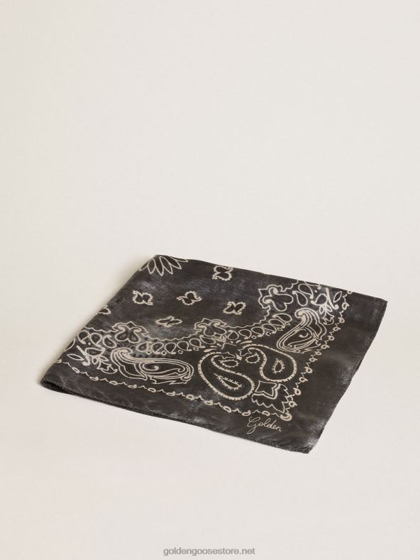 naised Paisley mustriga antratsiithalli kollektsiooni sallGolden Goose B6B0T391