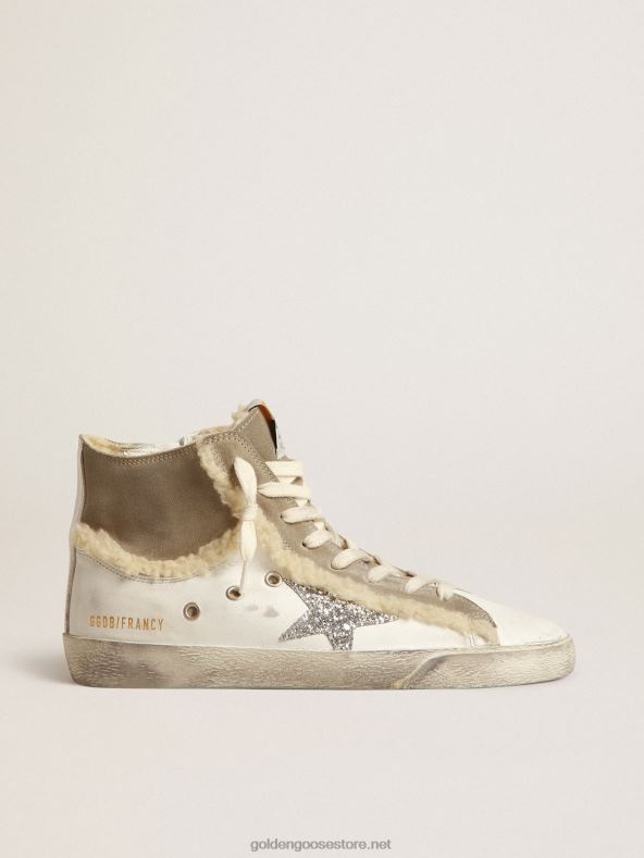 naised Francy nahast ja seemisnahast hõbedase sädeleva tähegaGolden Goose B6B0T143