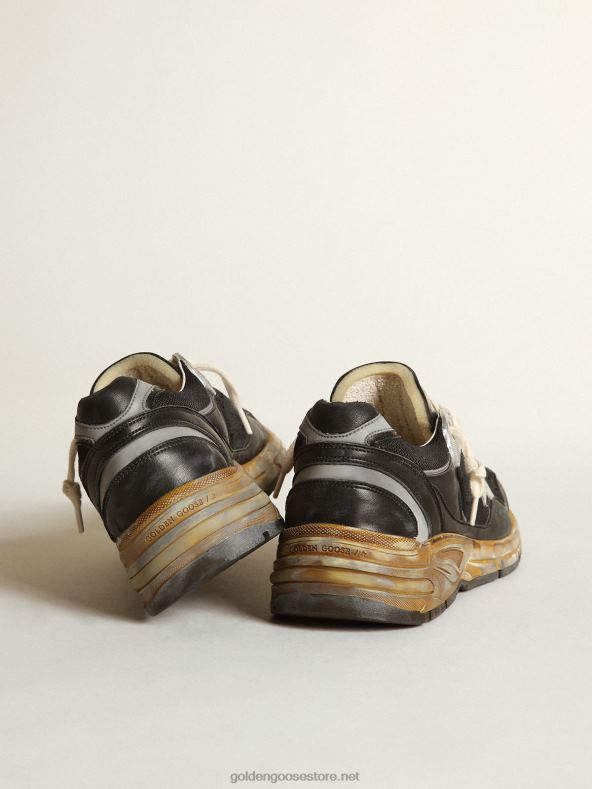 naised dad-star tossud mustast võrgust ja nappa nahast jäähalli seemisnahast tähegaGolden Goose B6B0T21