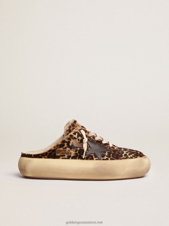 naised space-star sabot kingad loomamustriga poni nahast koos sääriva voodrigaGolden Goose B6B0T72