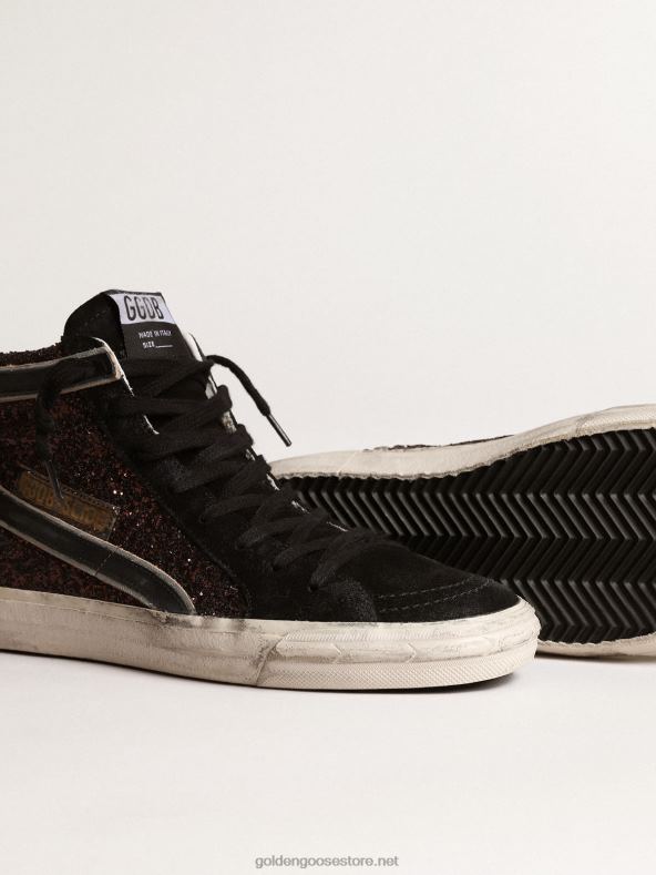 naised slaid pruunistes litrites musta nahast tähe ja välgugaGolden Goose B6B0T181