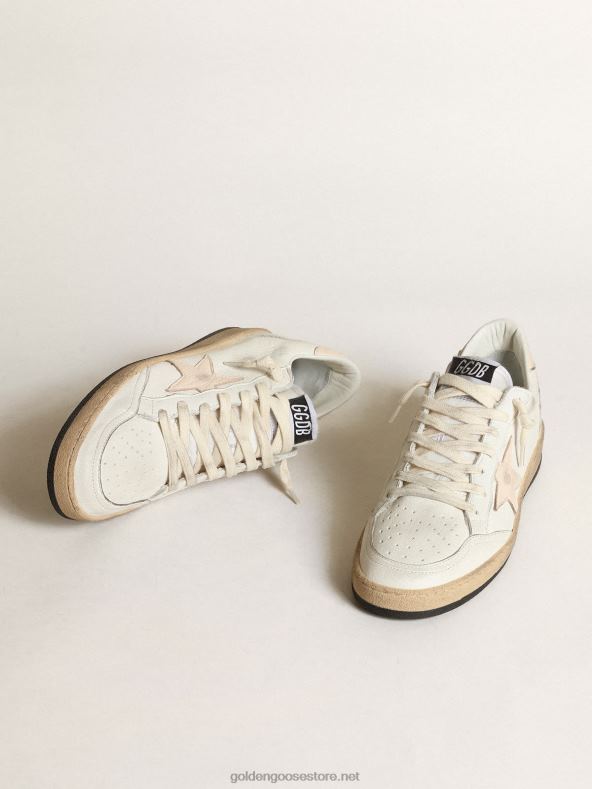 naised ball star ltd valges nappas lõheroosa nappatähegaGolden Goose B6B0T199