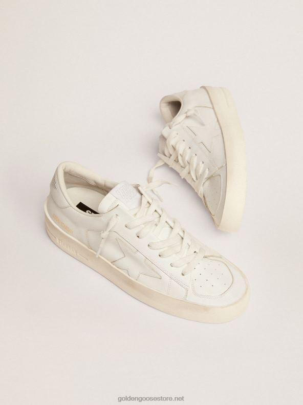 naised Täielikult valgest nahast stardani tossudGolden Goose B6B0T116