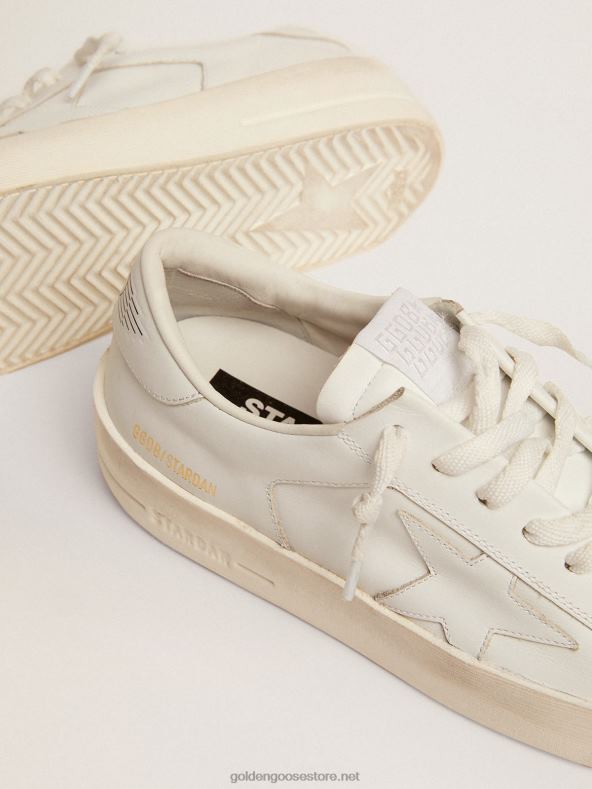naised Täielikult valgest nahast stardani tossudGolden Goose B6B0T116