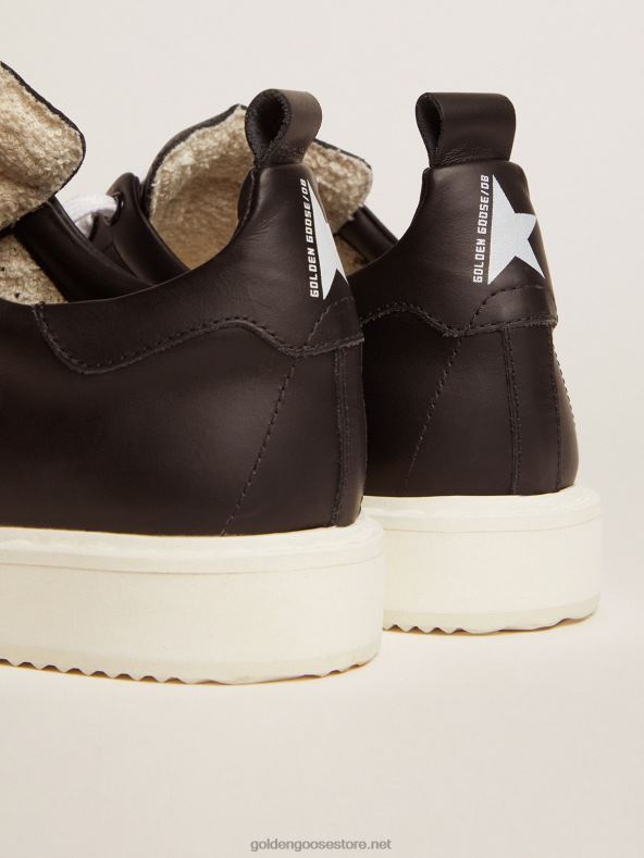naised Täiesti mustast nahast starditossudGolden Goose B6B0T271