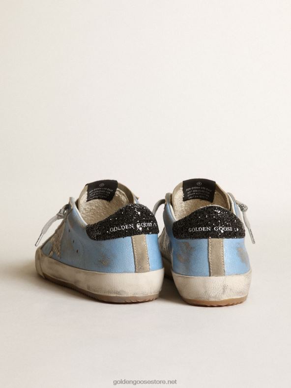 naised helesinine supertäht halli tähe ja sädeleva kontsagaGolden Goose B6B0T230