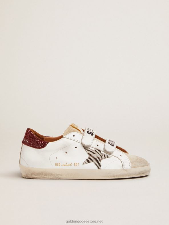 naised vanakooli tossud sebramustriga poni nahatähe ja punase sädeleva kontsagaGolden Goose B6B0T30