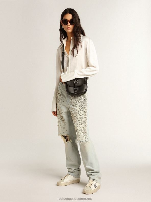 naised tere täht hõbedase sädeleva tähe ja tuvihalli nubukivärvi kontsagaGolden Goose B6B0T218