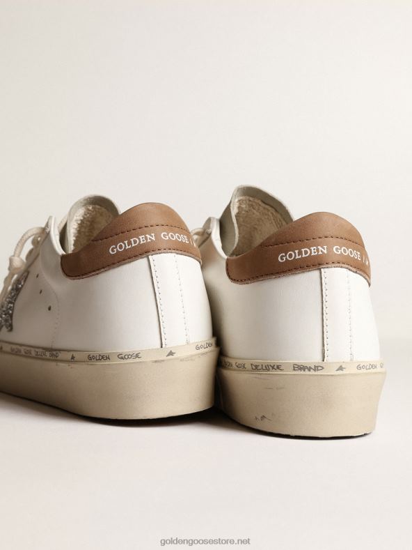 naised tere täht hõbedase sädeleva tähe ja tuvihalli nubukivärvi kontsagaGolden Goose B6B0T218